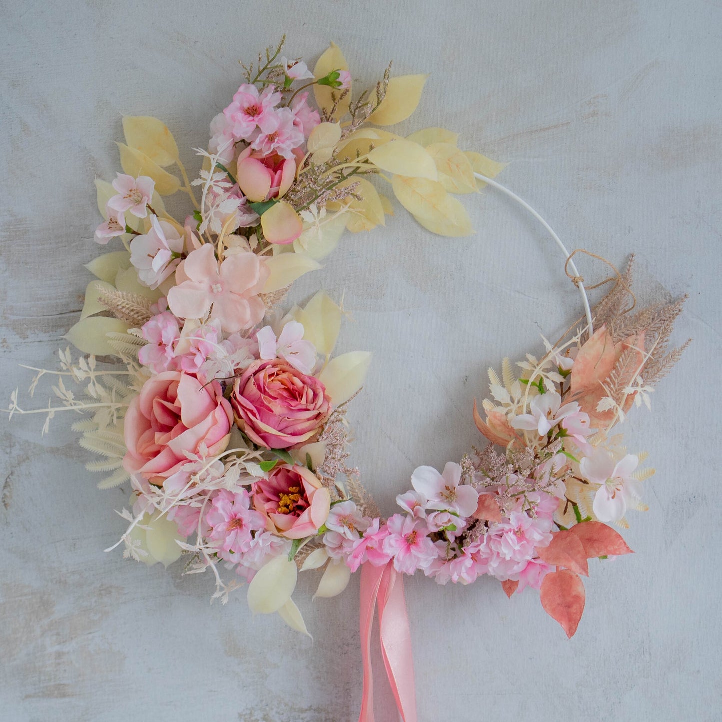 ARIELLA | Spring Wreath, Easter Decoration, Front Door Decor
