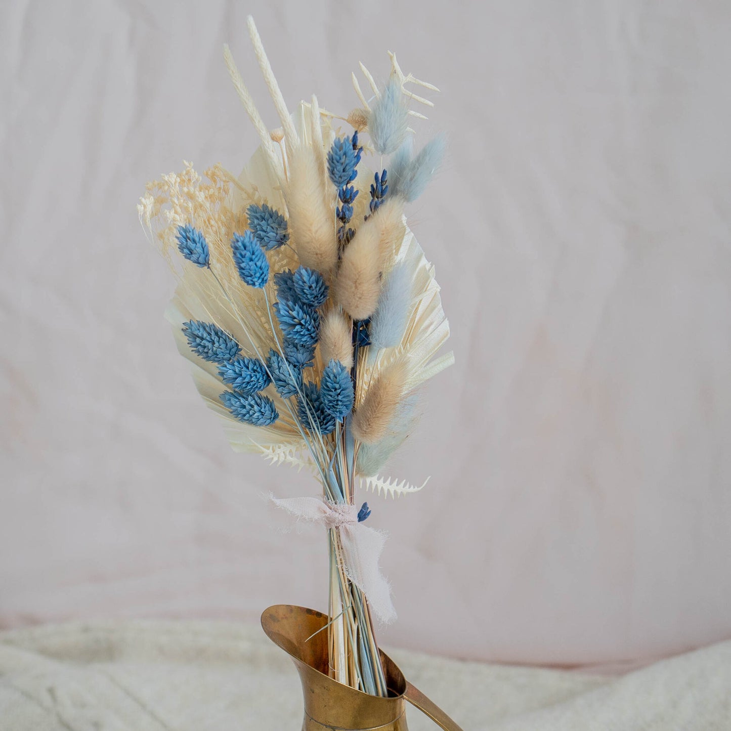 Dried flower cake topper palm spear | bouquet small vase decoration | floral gift