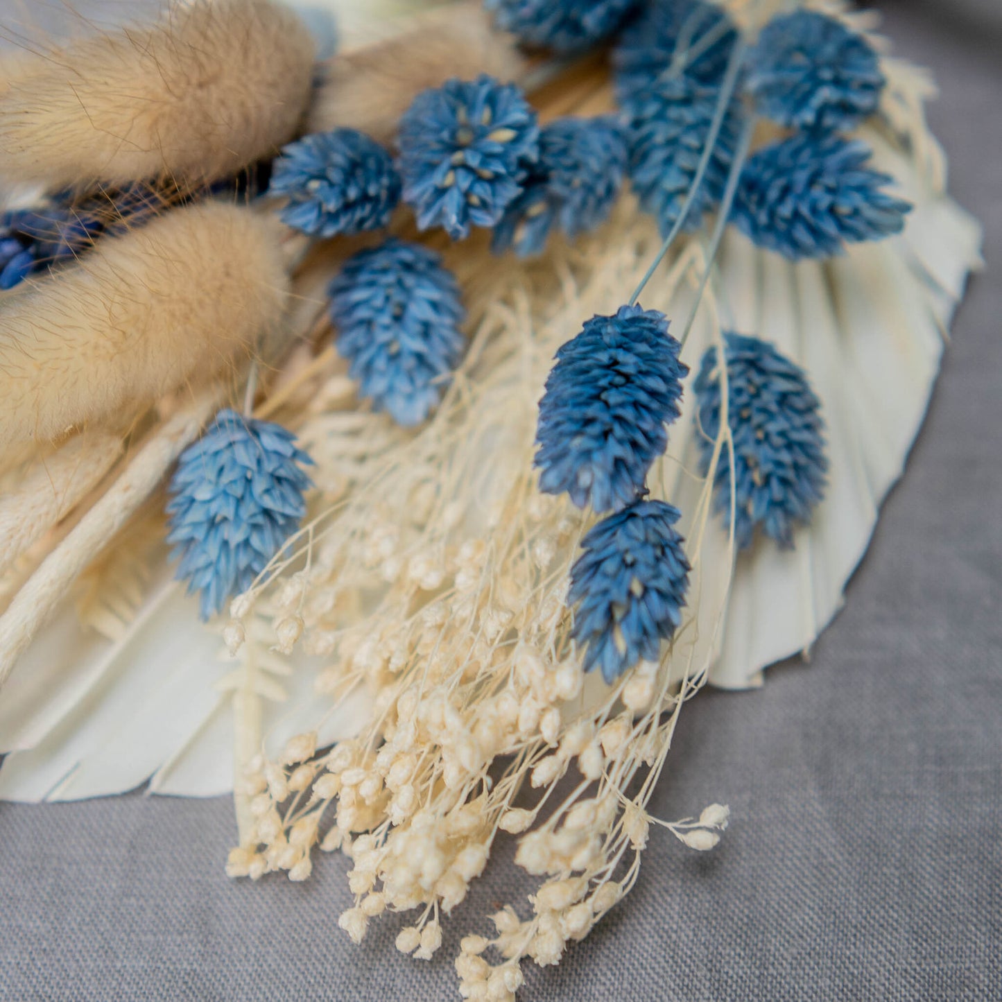 Dried flower cake topper palm spear | bouquet small vase decoration | floral gift