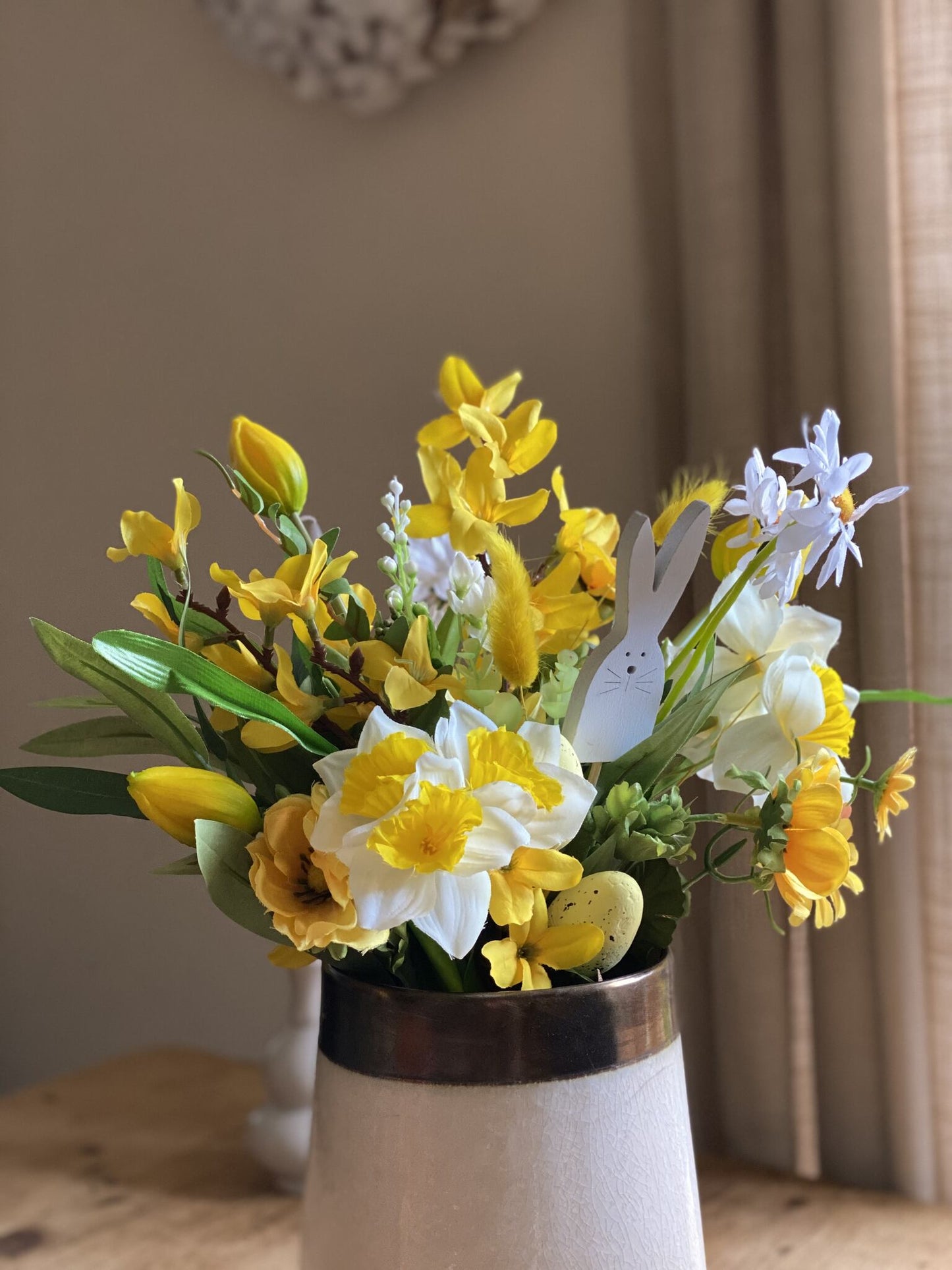 Faux Silk Flowers | Home Decor | Spring Flowers Arrangement