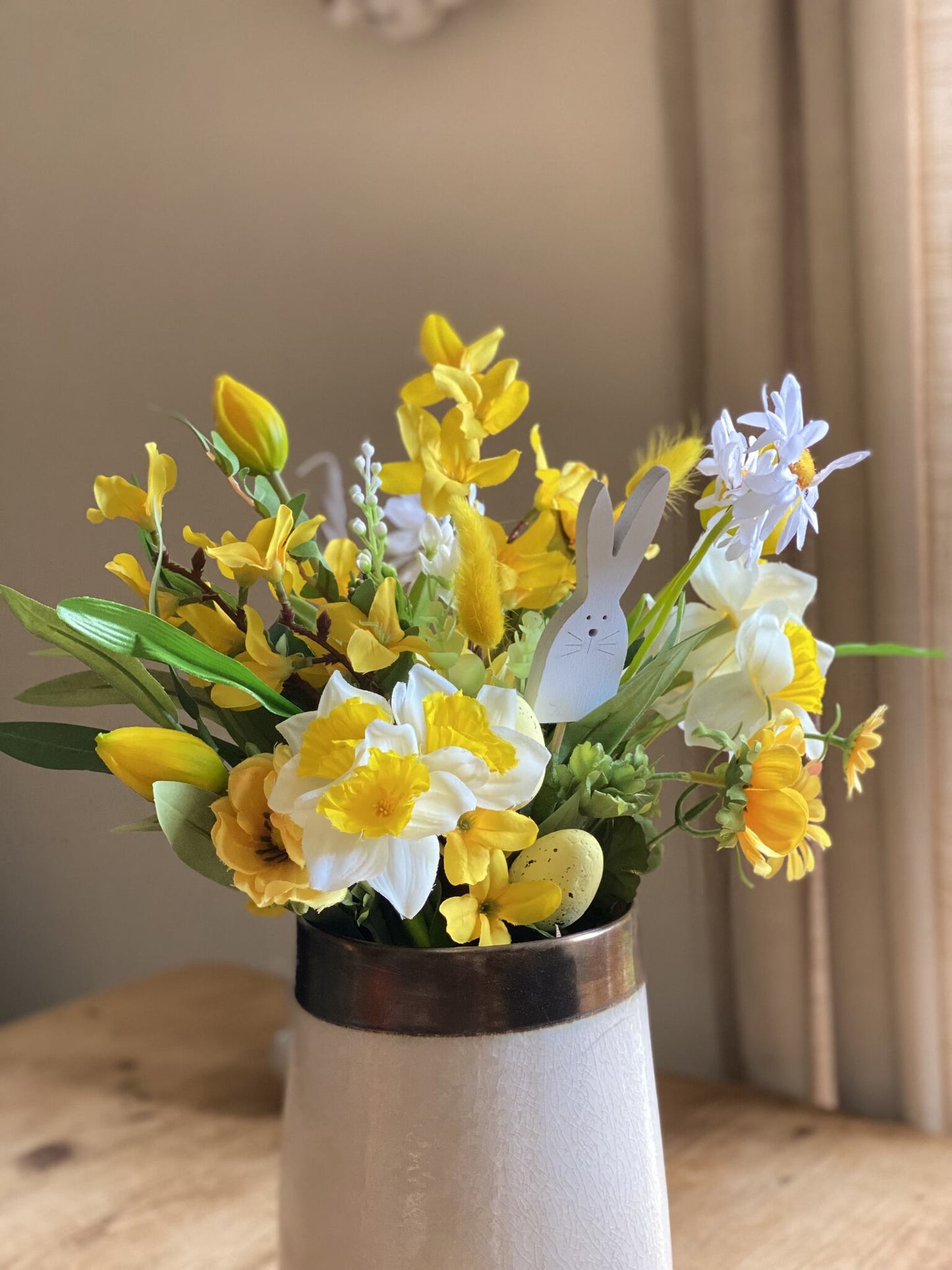 Faux Silk Flowers | Home Decor | Spring Flowers Arrangement
