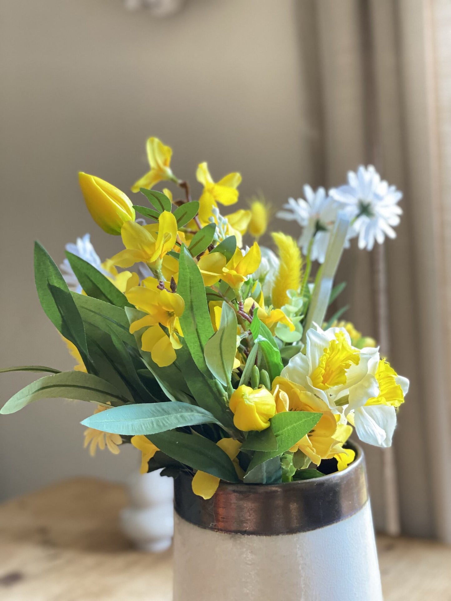 Faux Silk Flowers | Home Decor | Spring Flowers Arrangement