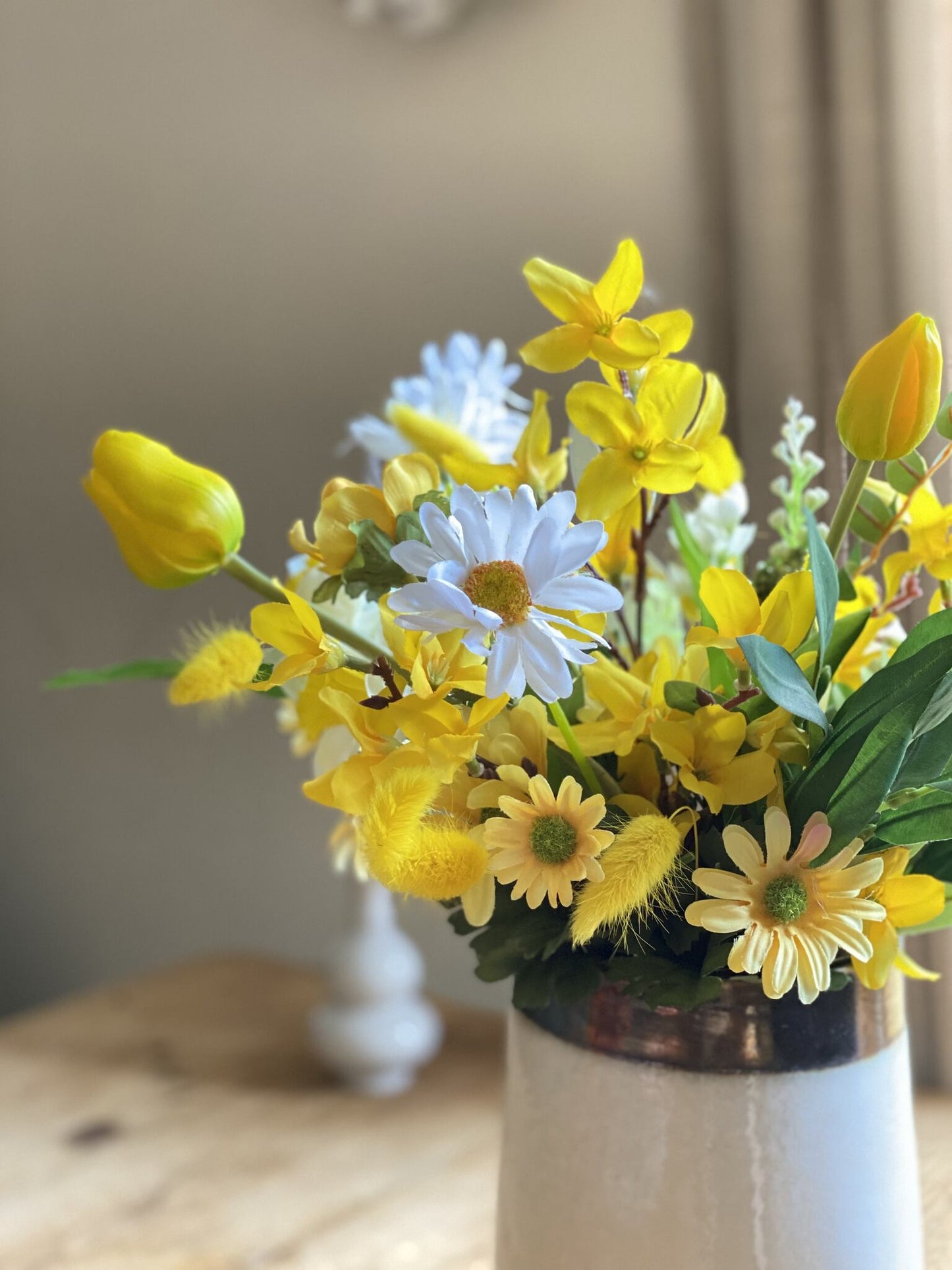 Faux Silk Flowers | Home Decor | Spring Flowers Arrangement
