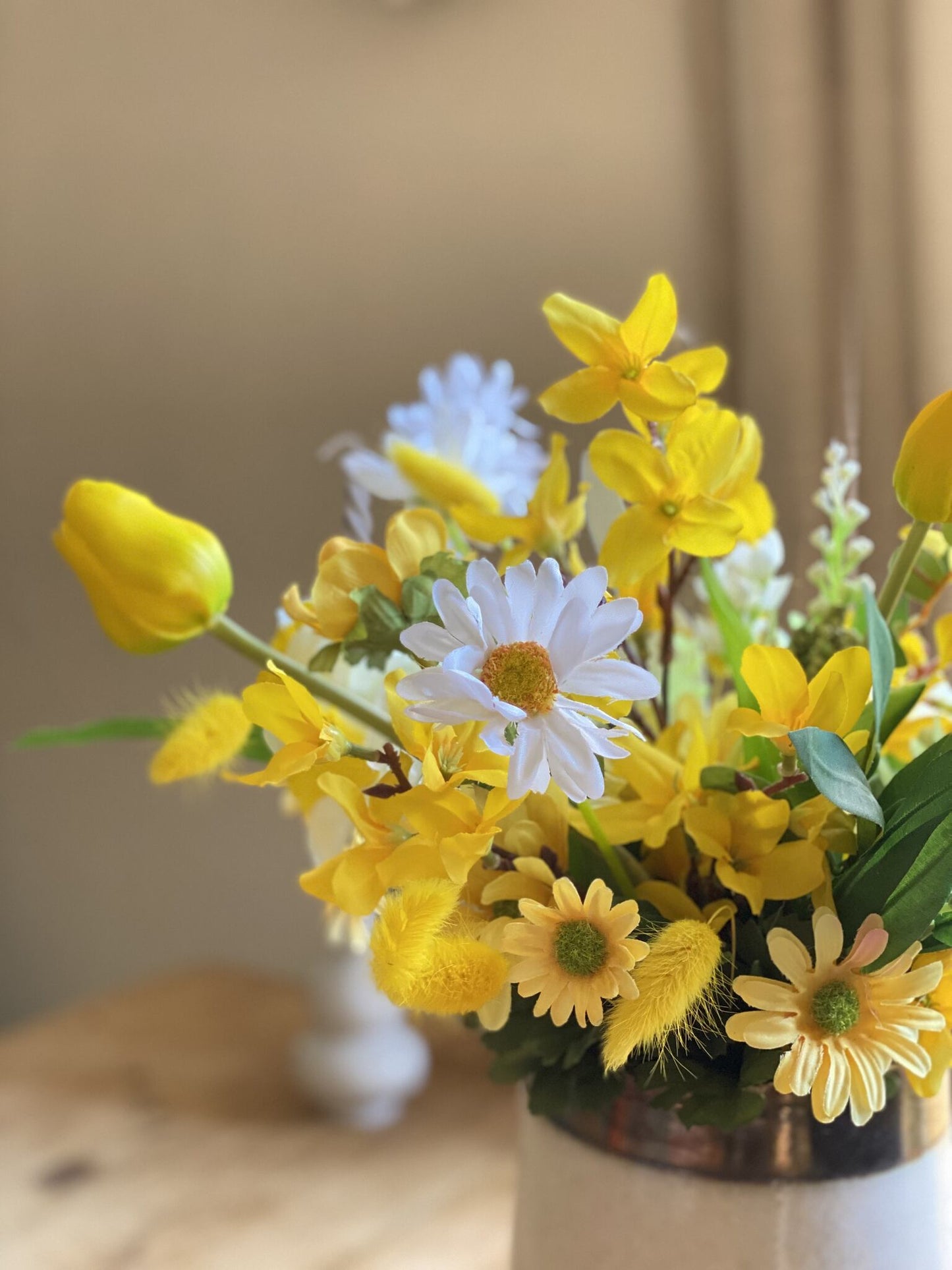 Faux Silk Flowers | Home Decor | Spring Flowers Arrangement