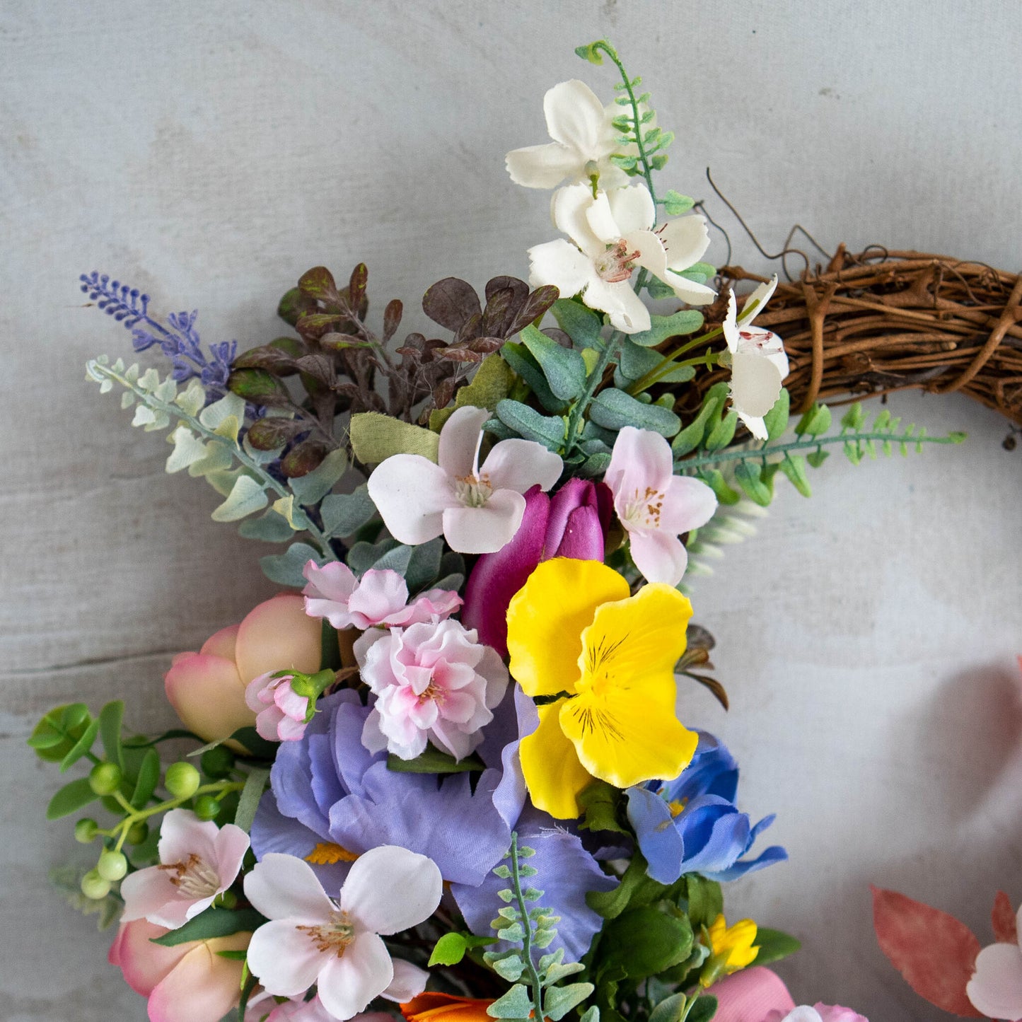 MARY DAISY | Spring Wreath, Easter Decoration, Front Door Decor