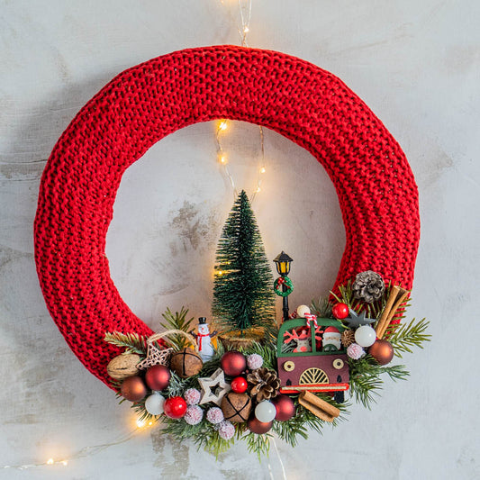 Santa is Coming to Town | Christmas Wreath