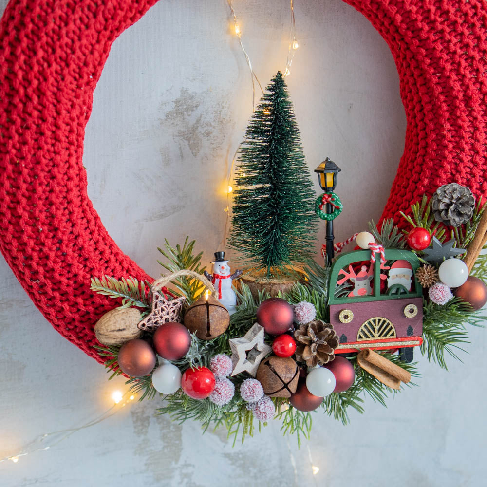 Santa is Coming to Town | Christmas Wreath