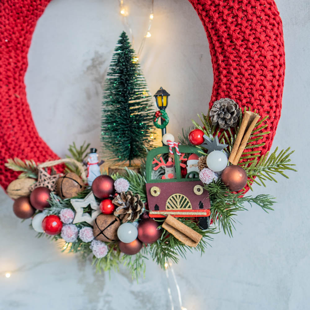 Santa is Coming to Town | Christmas Wreath