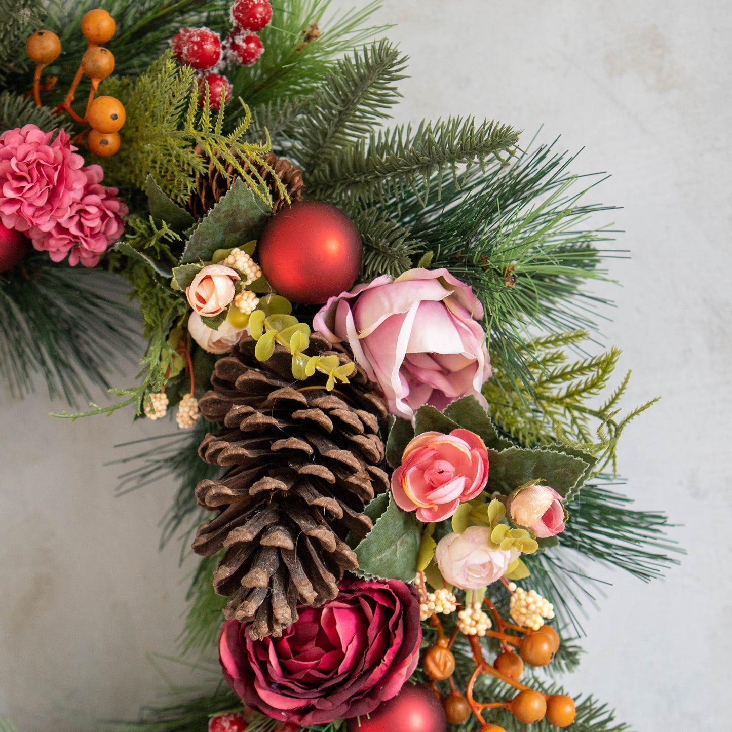 Holly Jolly Christmas | Luxury Christmas Wreath