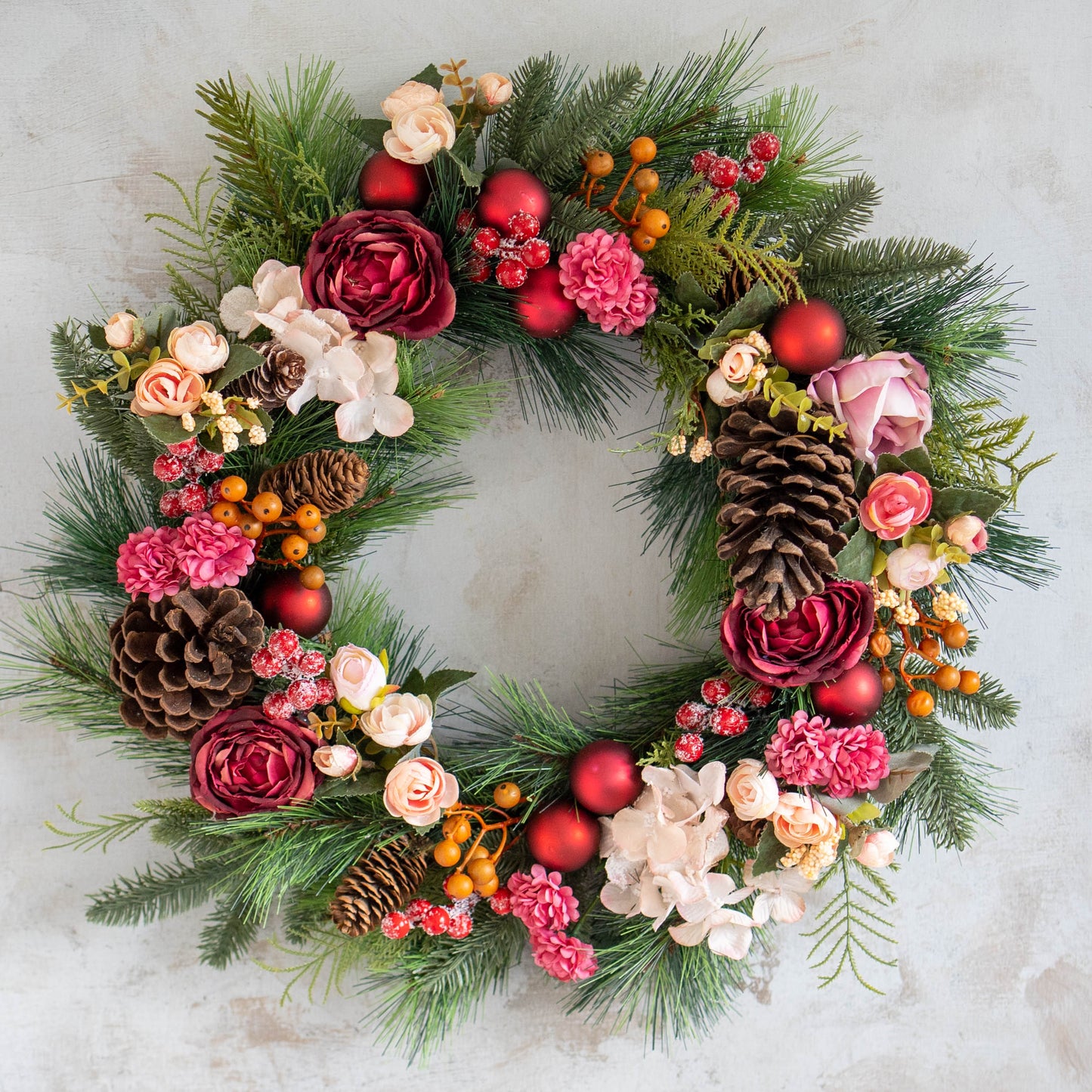 Holly Jolly Christmas | Luxury Christmas Wreath