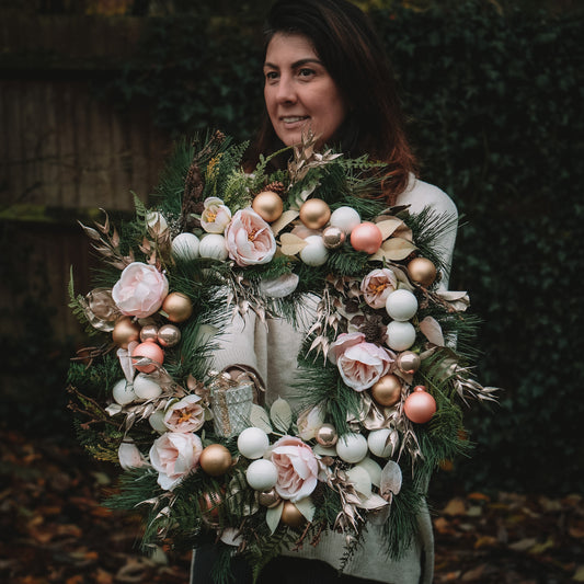 Silent Night | Luxury large Christmas Wreath