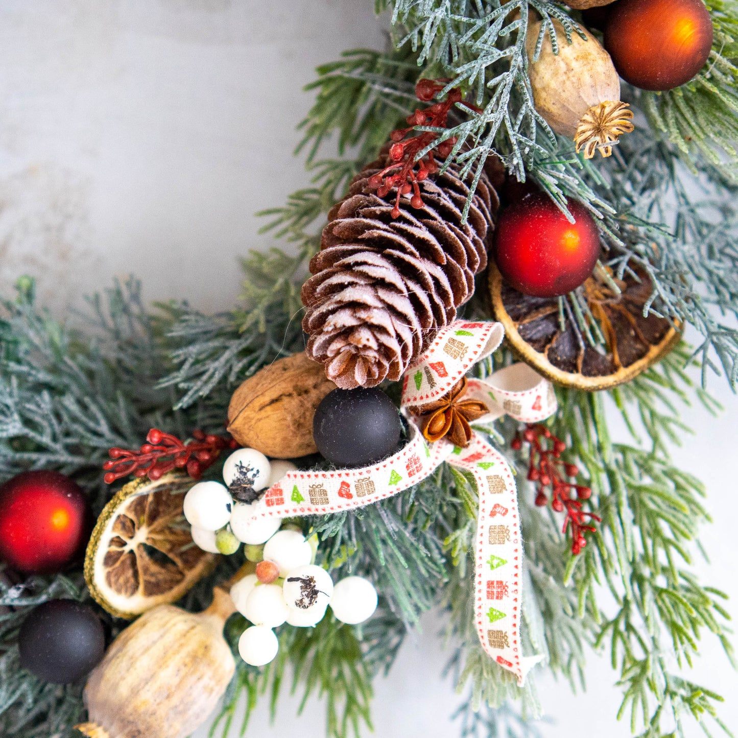 Christmas Time is Here | Beautiful Christmas Wreath