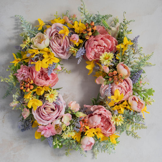 ELIZA | Spring Wreath, Easter Decoration, Front Door Decor