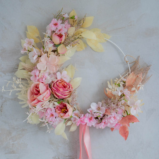 ARIELLA | Spring Wreath, Easter Decoration, Front Door Decor