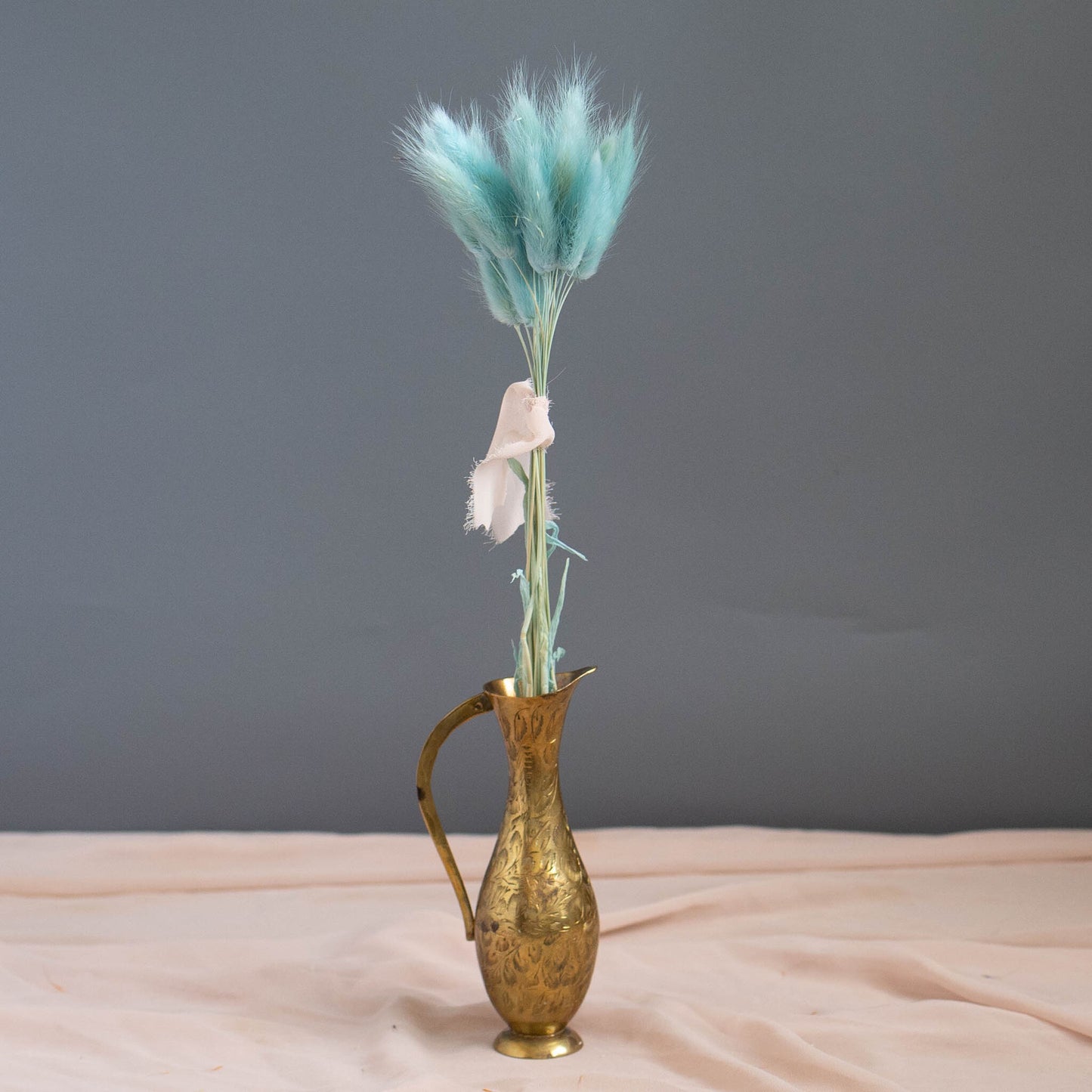 Baby Blue Bunny Tail | Dried Flowers | Lagurus Ovatus Bunches | 20 stems, 30 cm