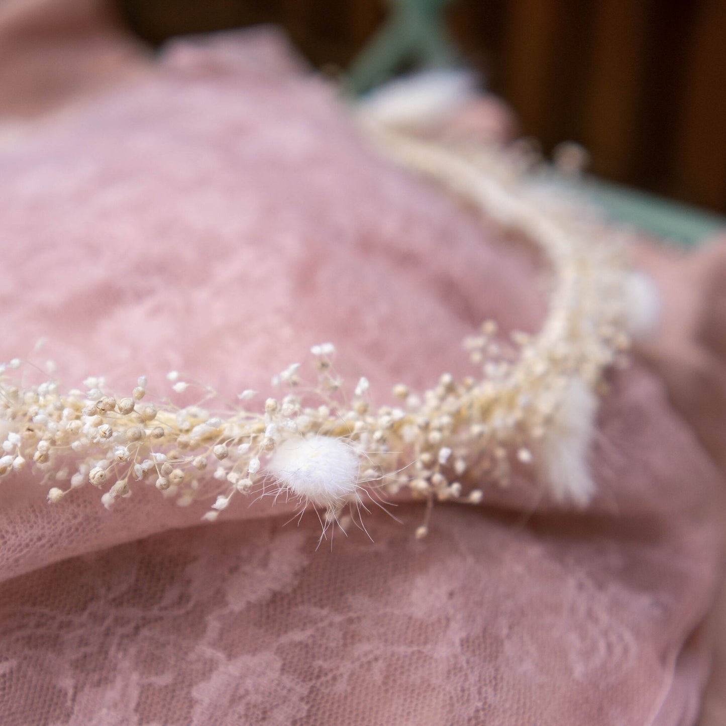 Baby's Breath head wreath | Wedding flower crown