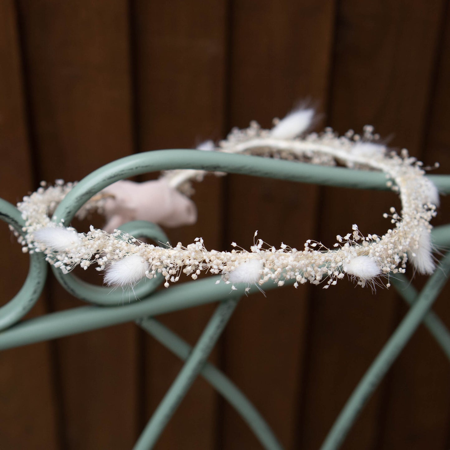 Baby's Breath head wreath | Wedding flower crown