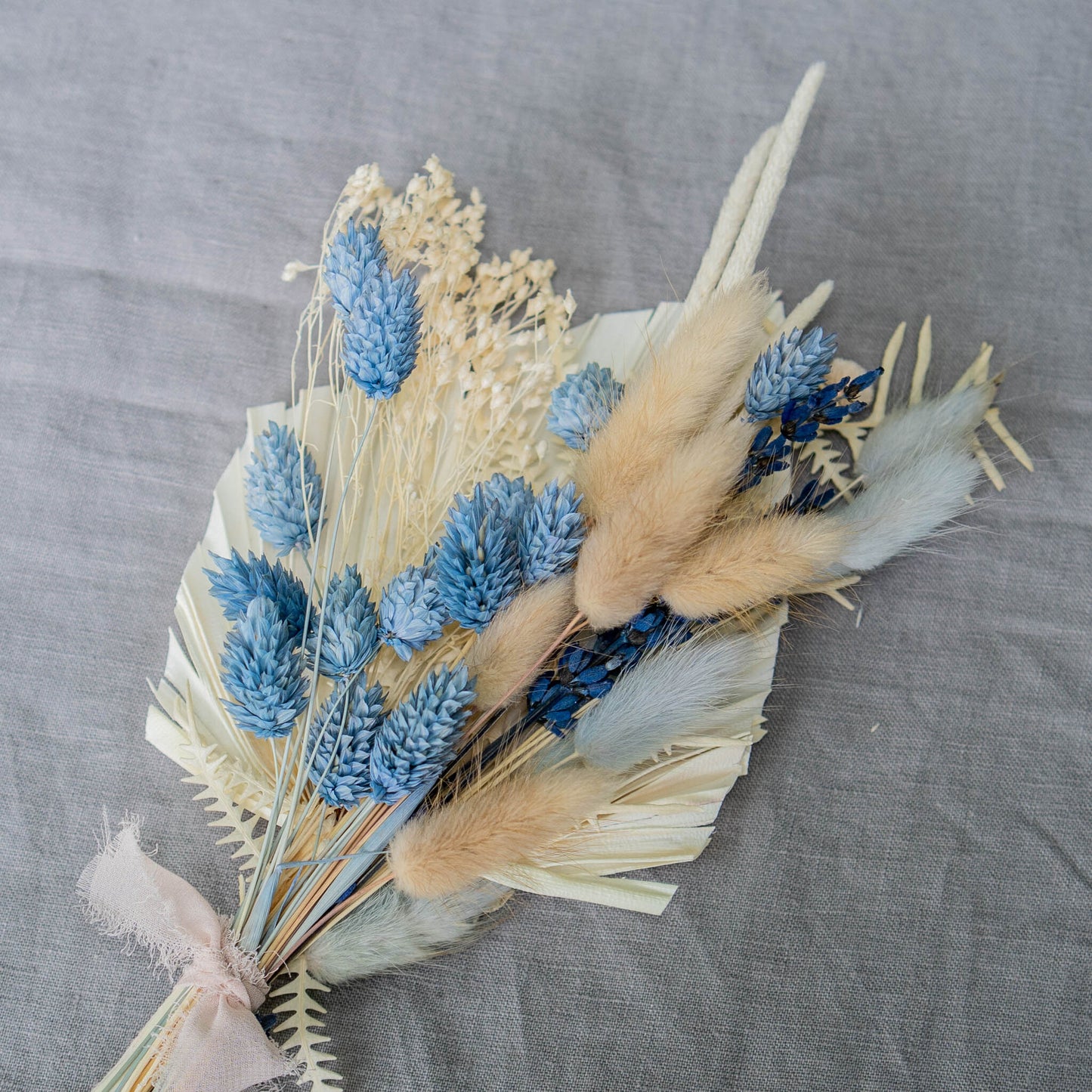 Dried flower cake topper palm spear | bouquet small vase decoration | floral gift
