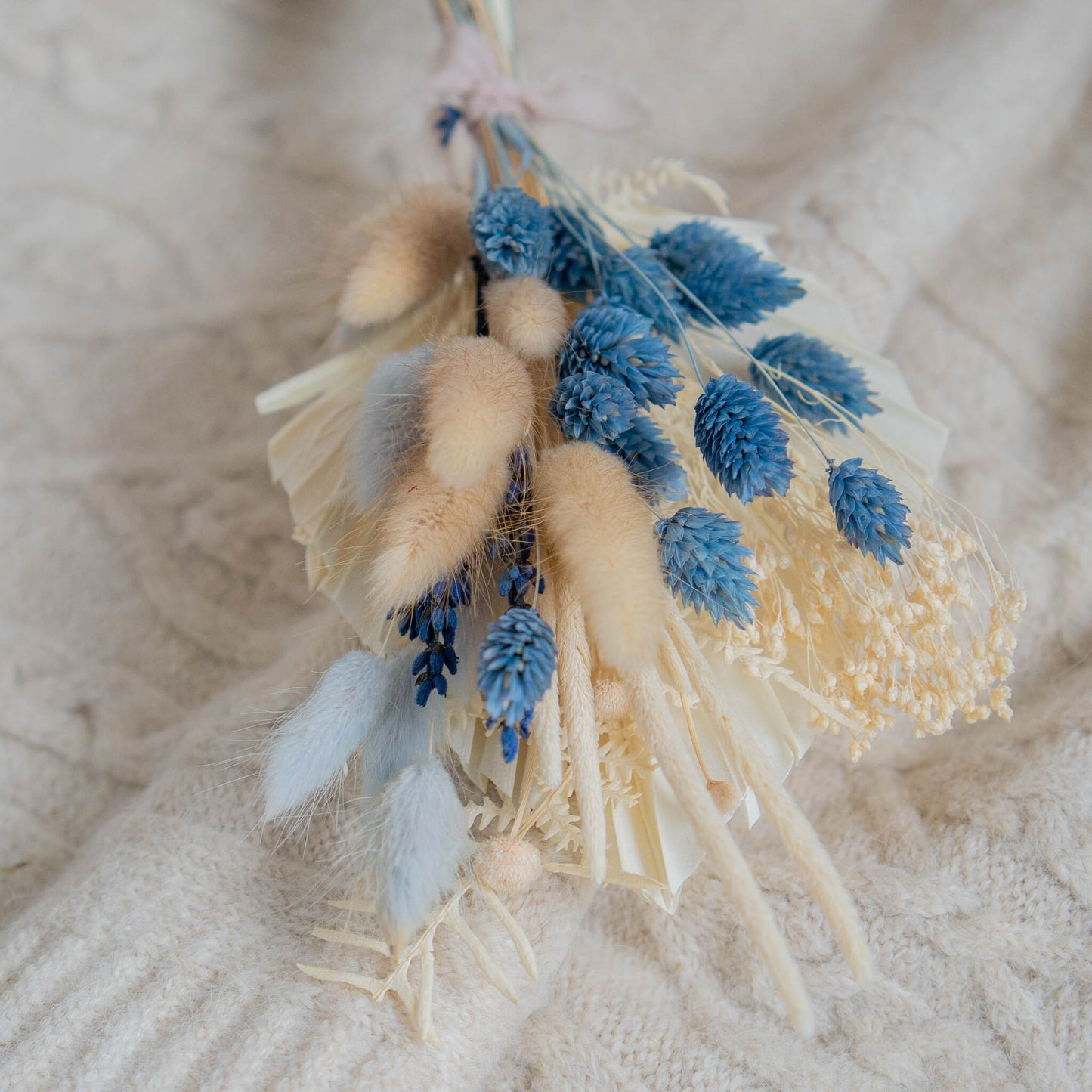 Dried flower cake topper palm spear | bouquet small vase decoration | floral gift