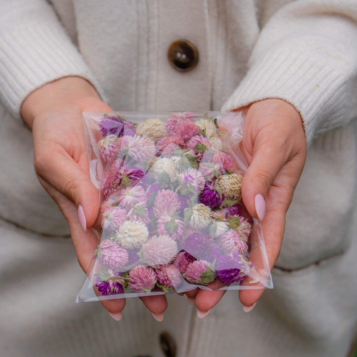 Dried Flowers Crafts Box , Flower Heads, Zero Waste, Mixed Dried Flowers