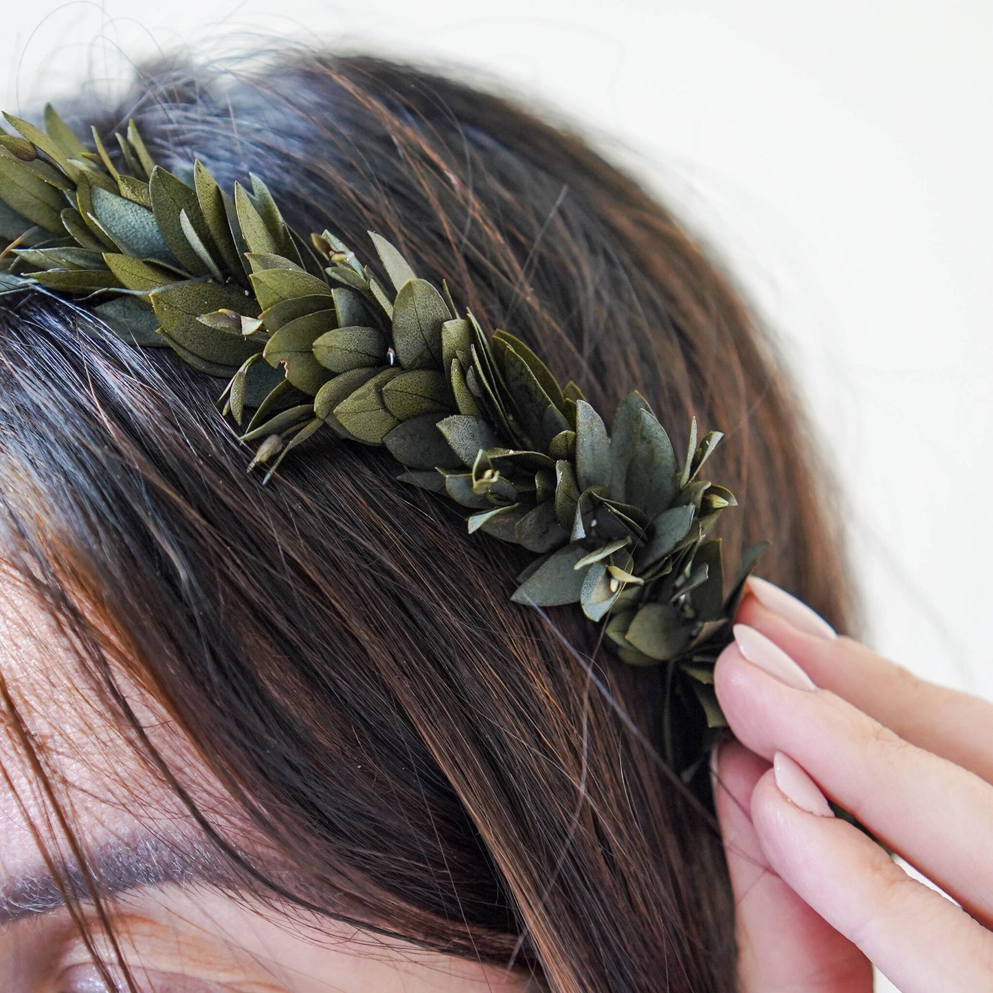 Dried flowers wreath, Wedding crown, Wedding wreath