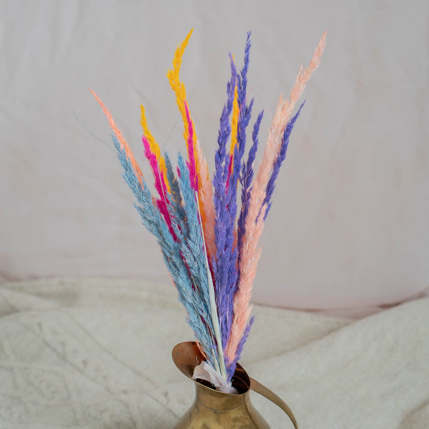 Dried Grass | Dried Flowers | 18 stems | 6 Colours