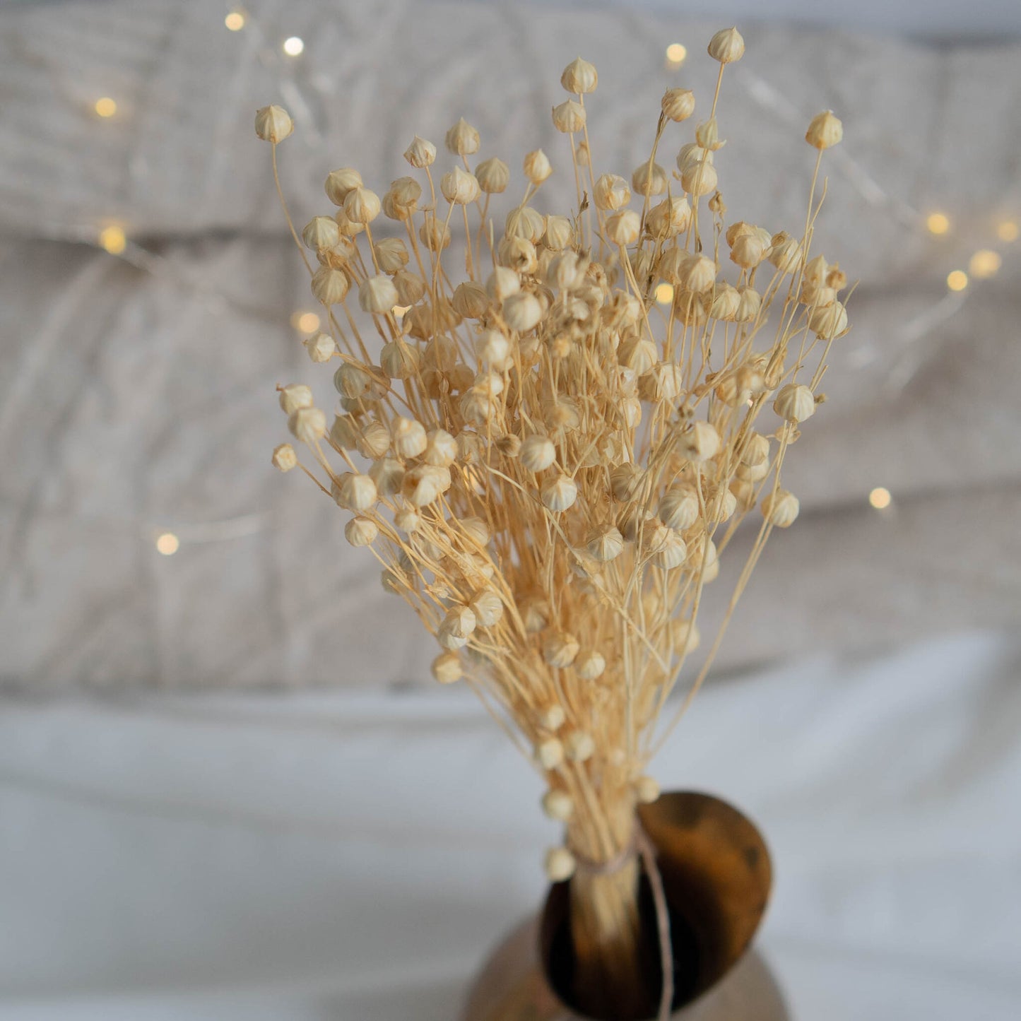 Dried Linum (Flax) | Dried Flowers | Bunch of Flowers | 30 cm