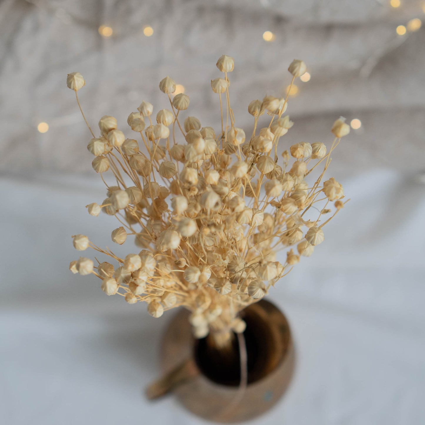 Dried Linum (Flax) | Dried Flowers | Bunch of Flowers | 30 cm