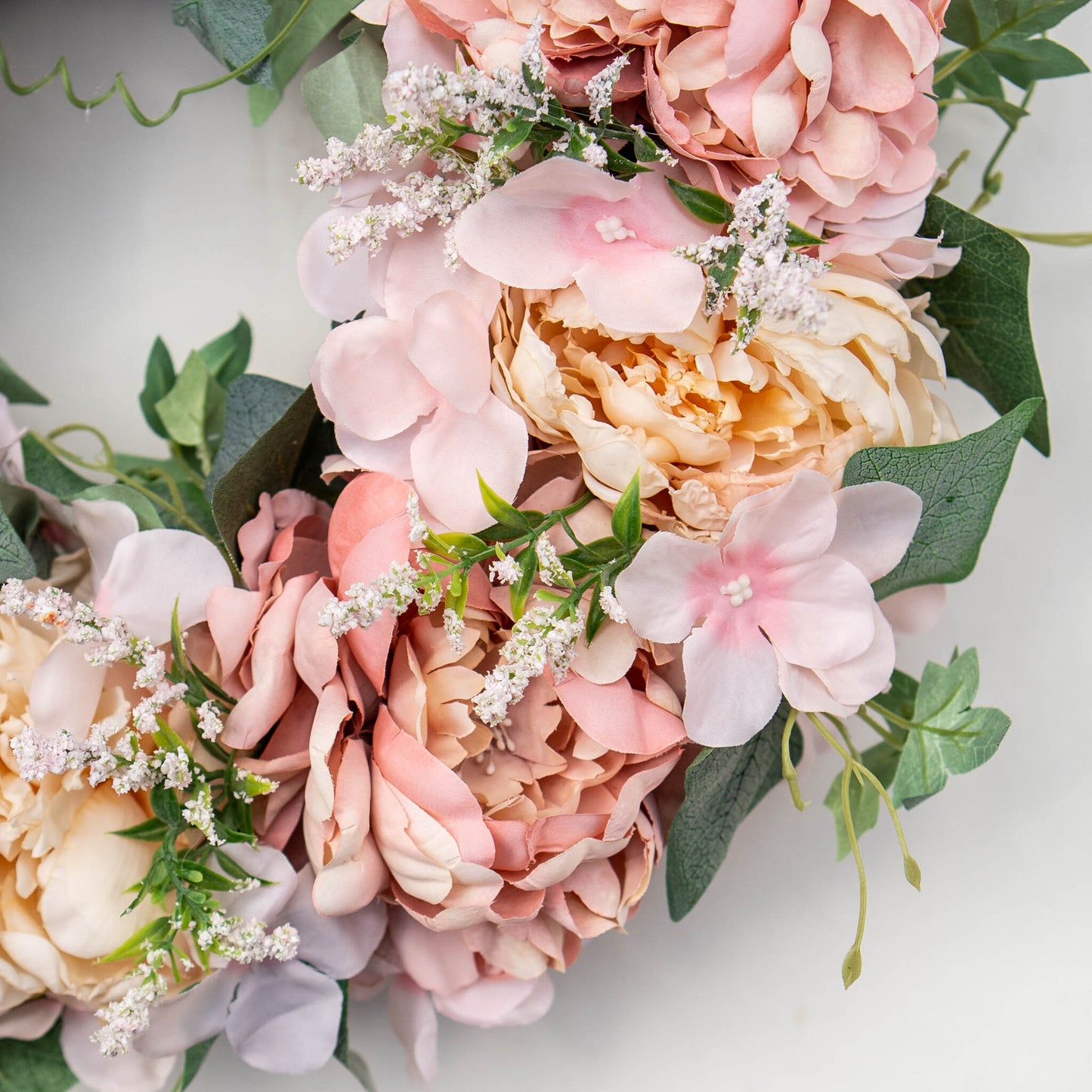 HARMONY | Summer pink peony wreath