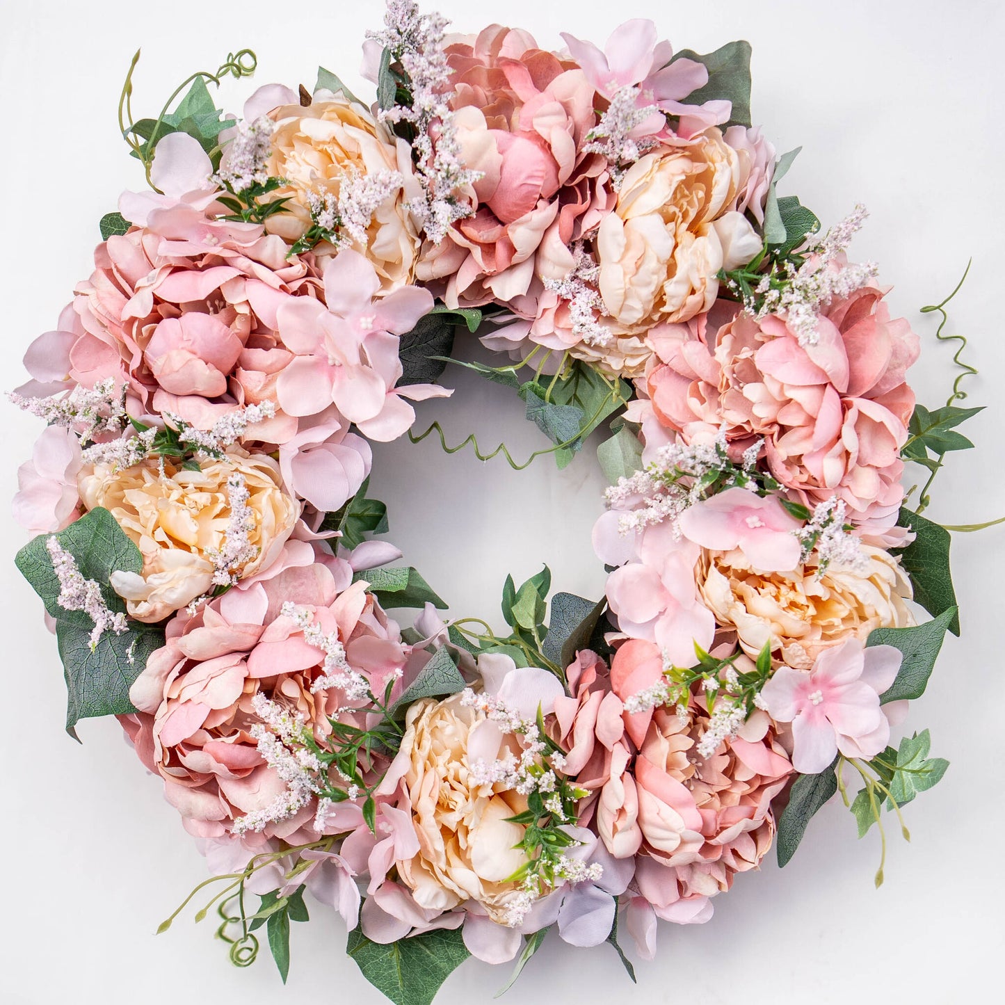 HARMONY | Summer pink peony wreath