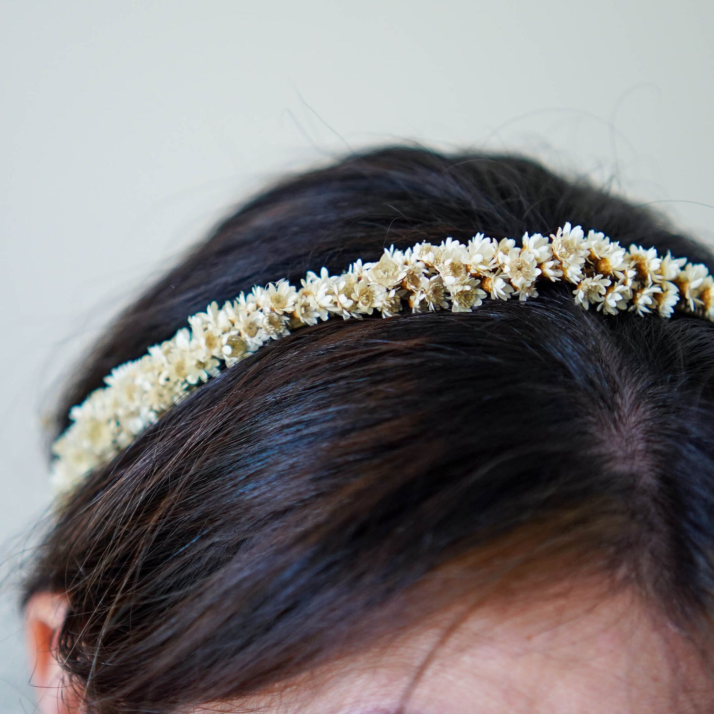 Head wreath, Dried flowers headband, Wedding crown