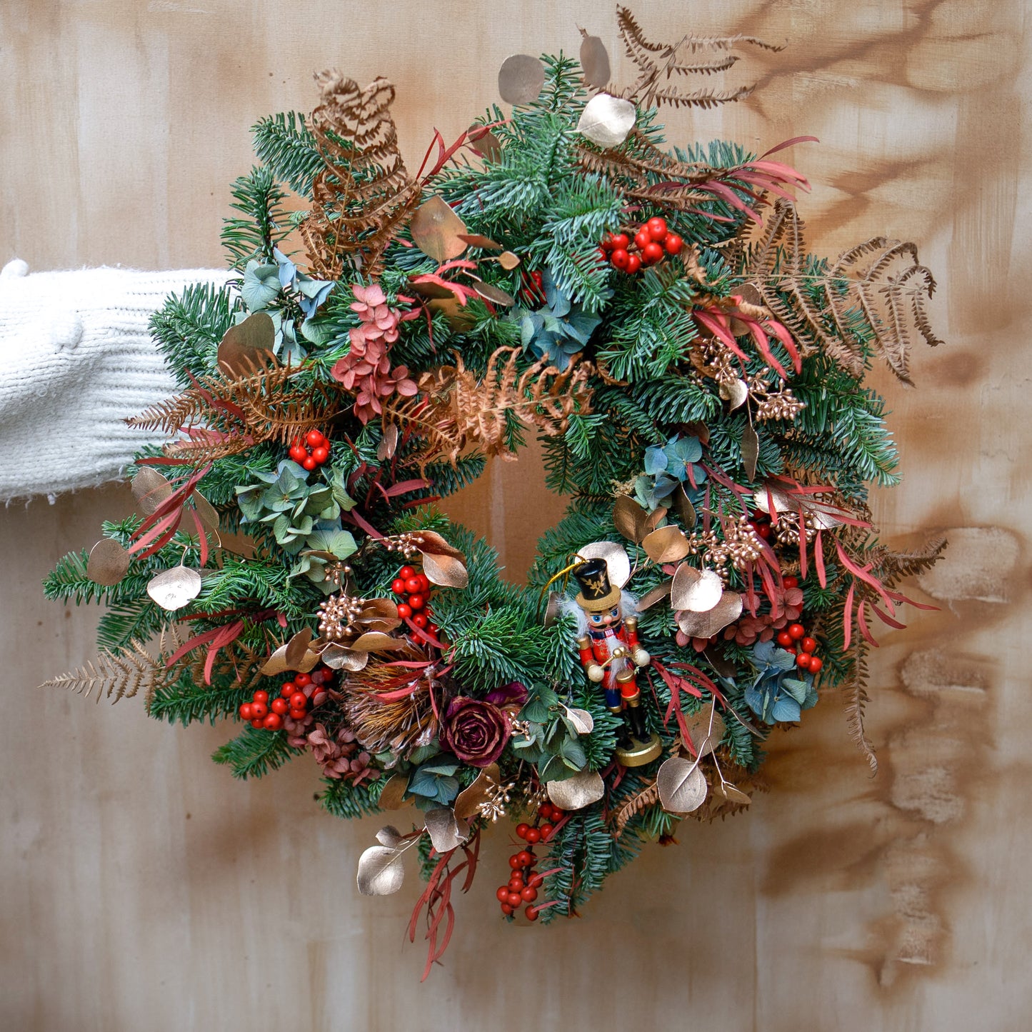 Pre - Order "Last Christmas" | Fresh Hand Made Christmas Door Wreath