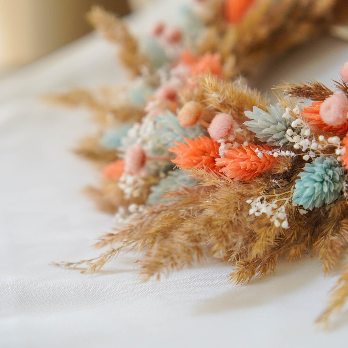 JOSEPHINE | Mini wreath with dried flowers