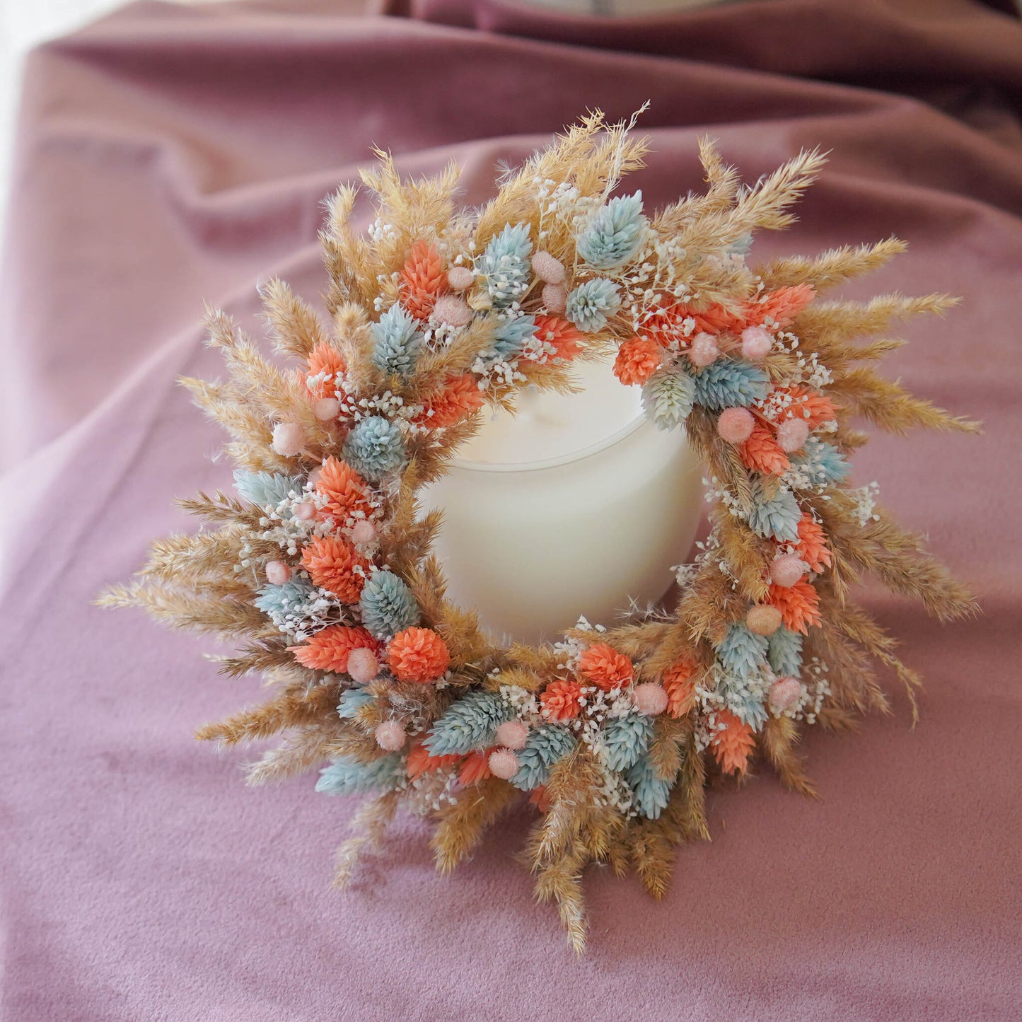 JOSEPHINE | Mini wreath with dried flowers