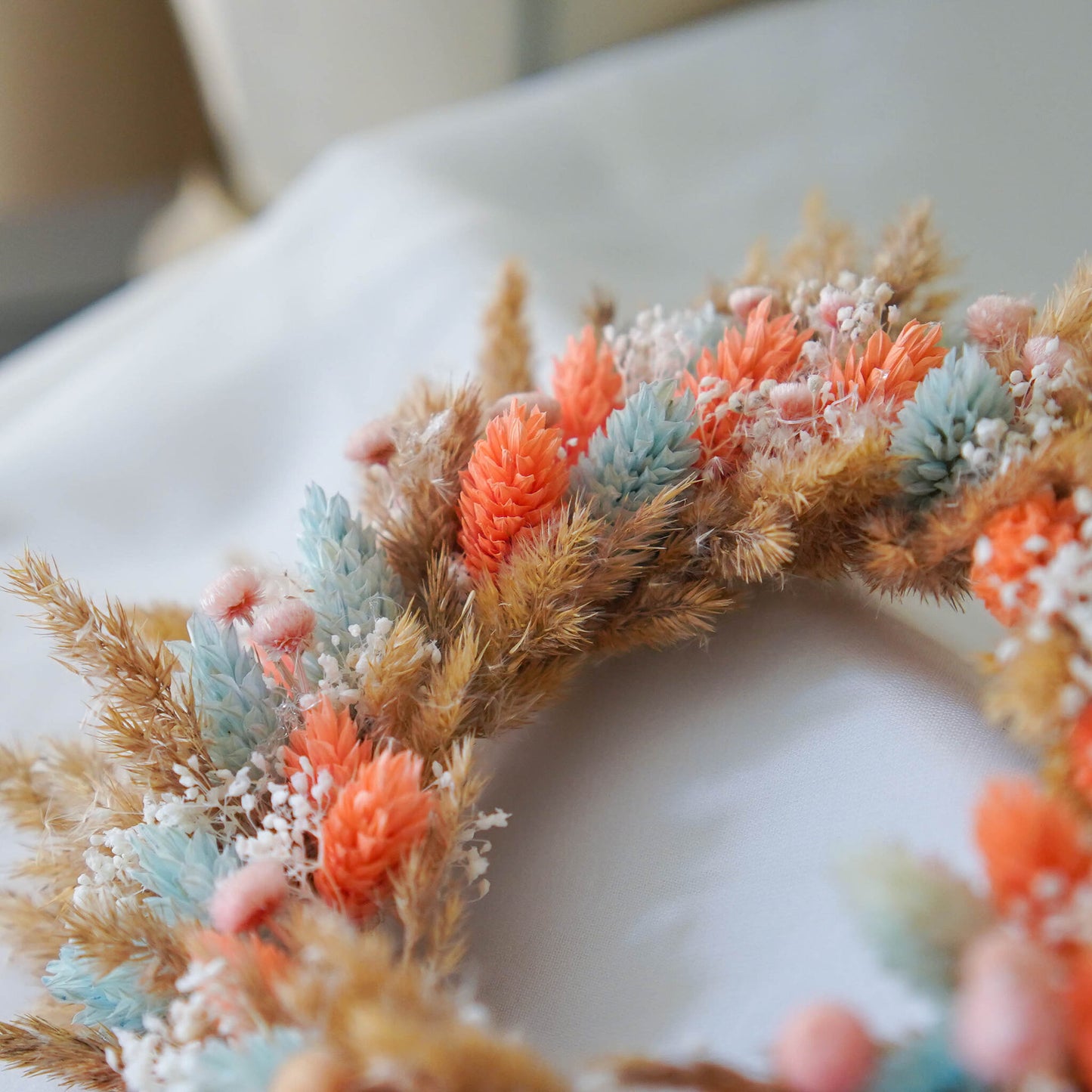 JOSEPHINE | Mini wreath with dried flowers