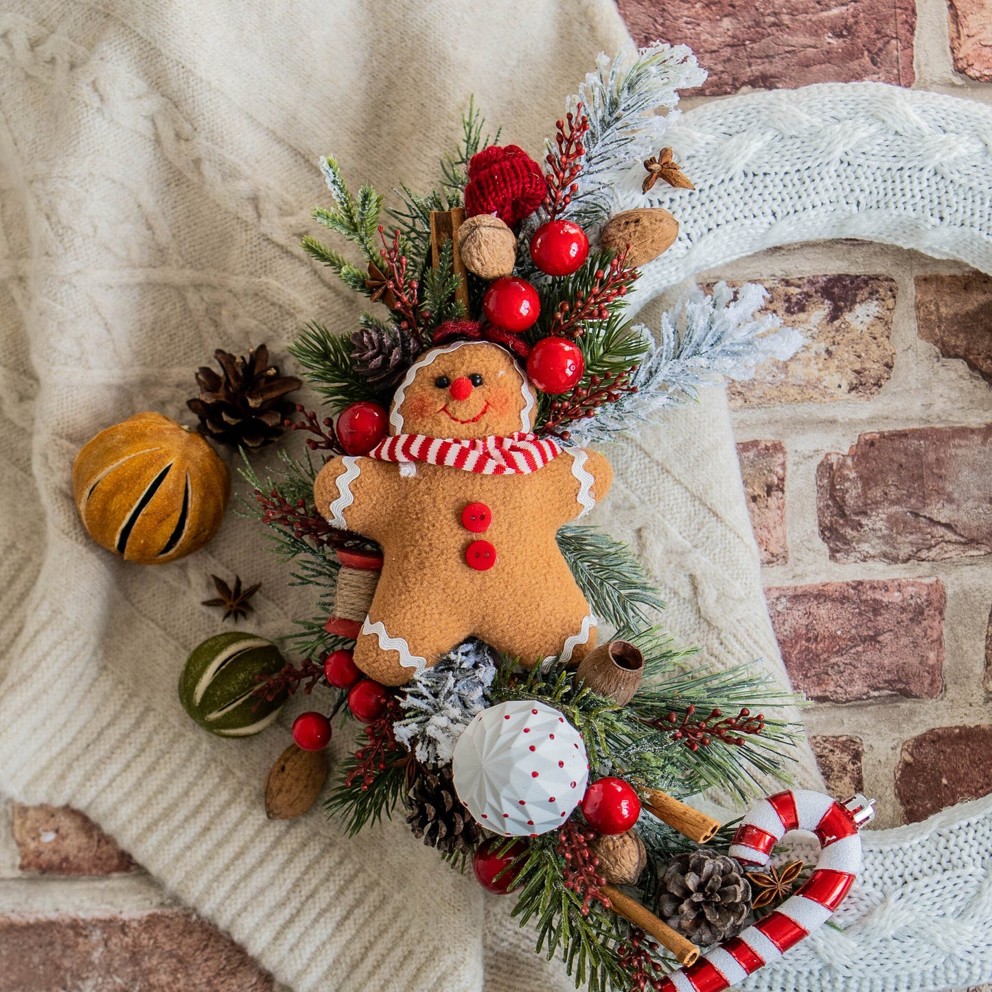 Lady Gingerbread | Christmas Wreath