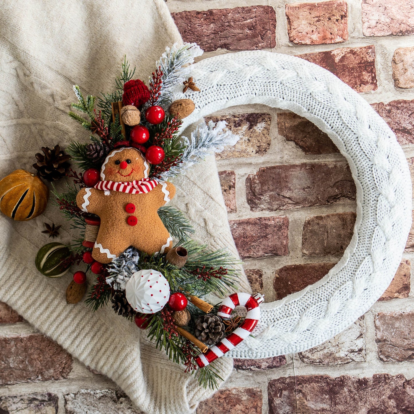 Lady Gingerbread | Christmas Wreath