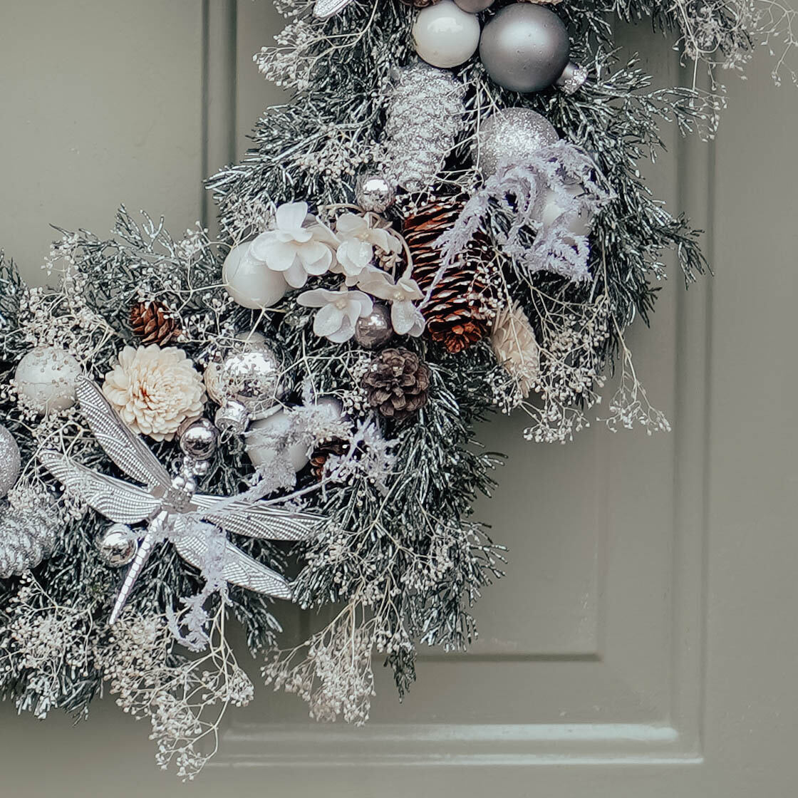 Let It Snow, Let It Snow, Let It Snow | Large Luxury Christmas wreath