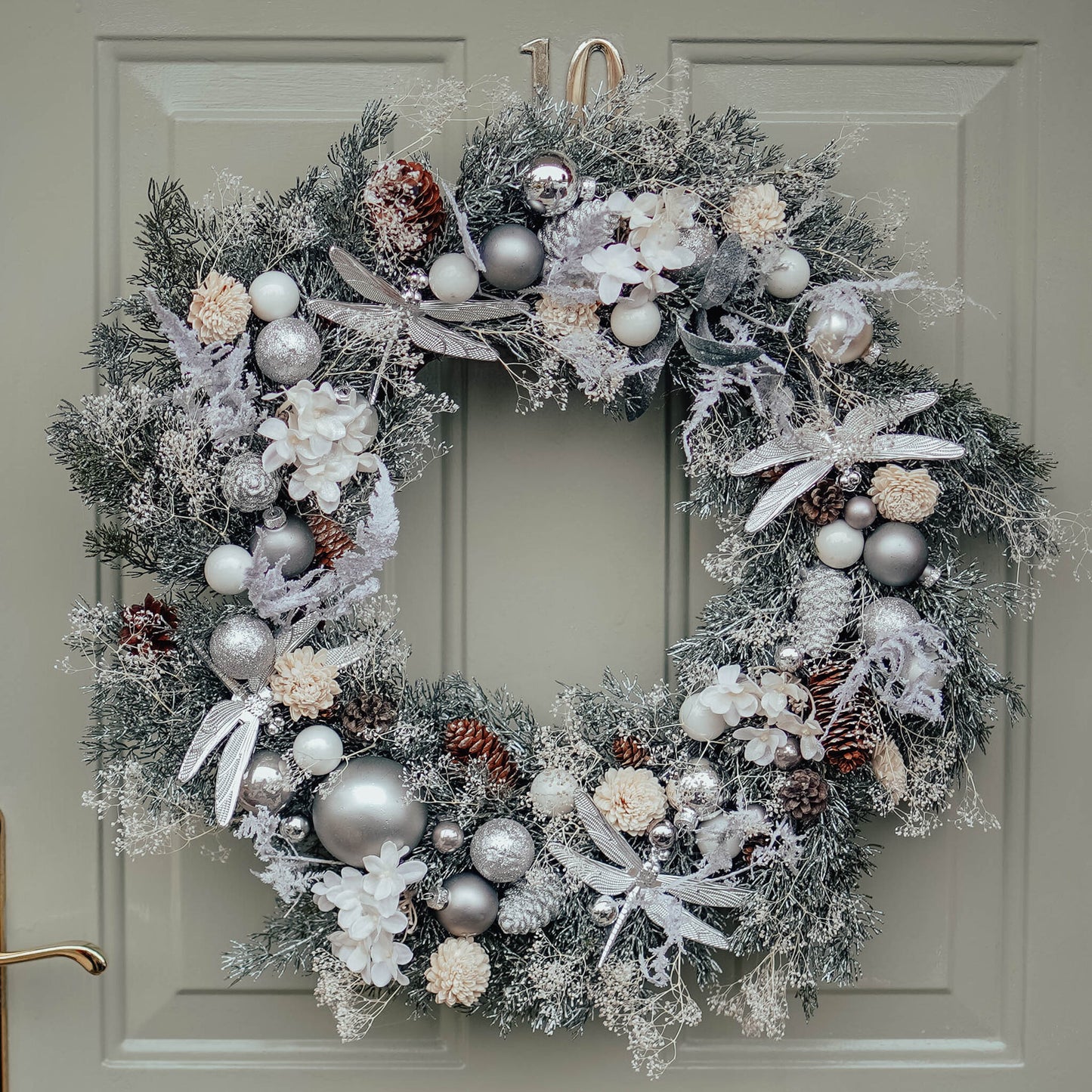 Let It Snow, Let It Snow, Let It Snow | Large Luxury Christmas wreath