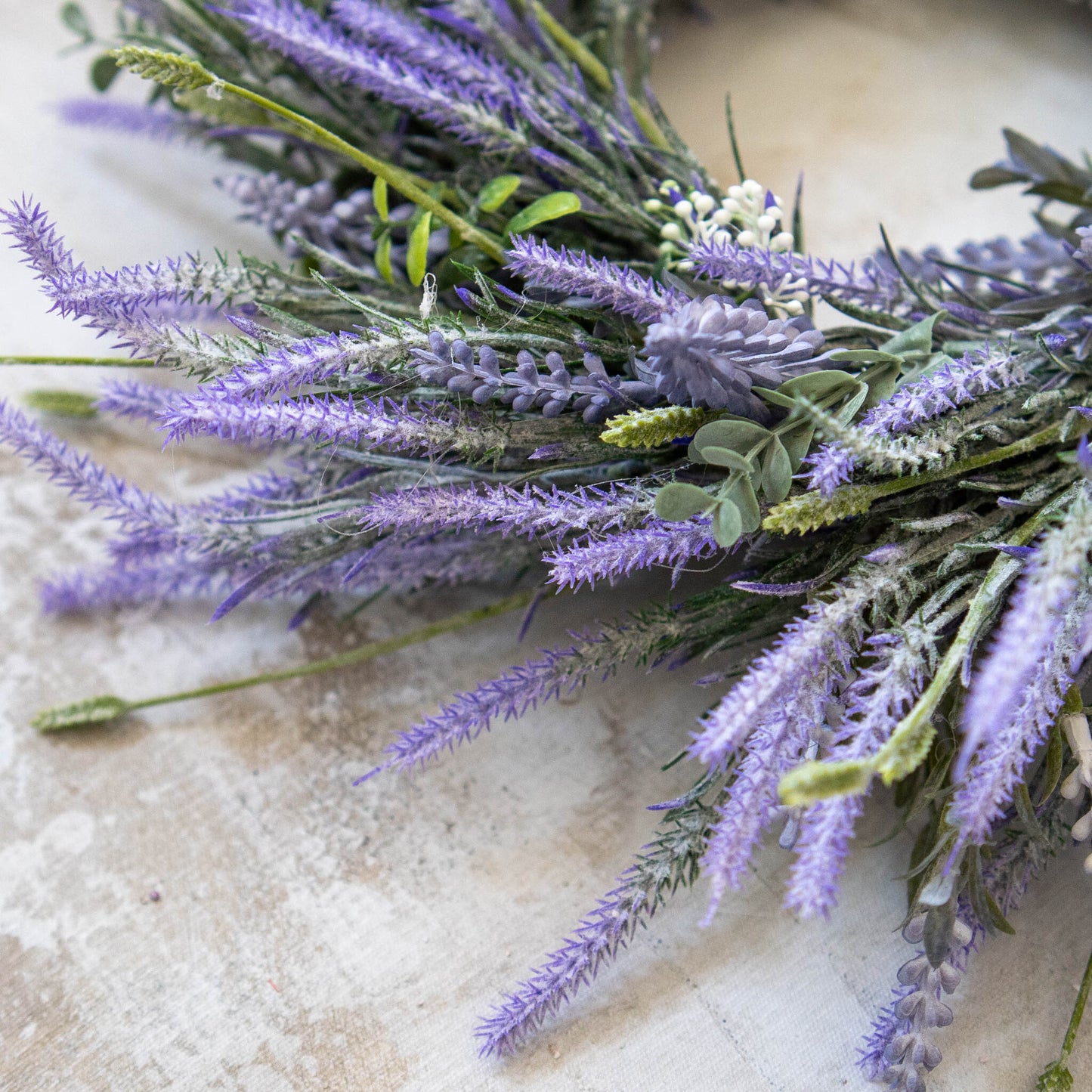 PHOEBE | Lavender Wreath, Summer Decoration, Artificial Flowers