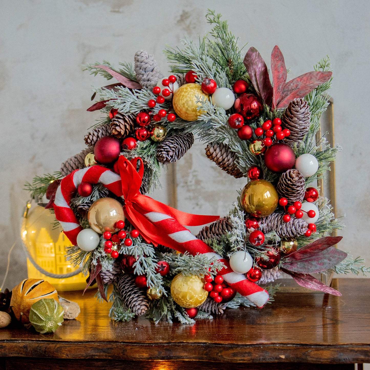 The Most Wonderful Time of The Year | Christmas wreath