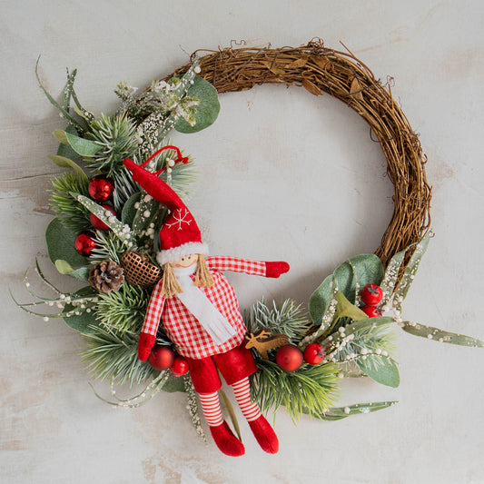 We Wish You a Merry Christmas | Christmas Wreath, Front Door Decor, Winter Wreath
