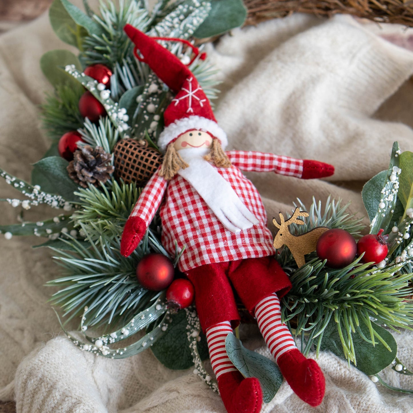 We Wish You a Merry Christmas | Christmas Wreath, Front Door Decor, Winter Wreath